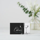 Catering Service Caterer Food Party Planner Visitekaartje (Staand voorkant)