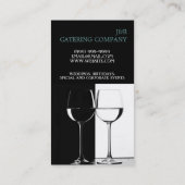 Catering Service Caterer Food Party Planner Visitekaartje (Achterkant)