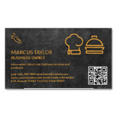 Catering Service | QR-code Magnetisch Visitekaartje (Voorkant)