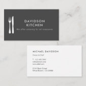 Catering Service Visitekaartje (Voorkant / Achterkant)