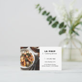 Catering Service Visitekaartje (Staand voorkant)