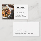 Catering Service Visitekaartje (Voorkant / Achterkant)