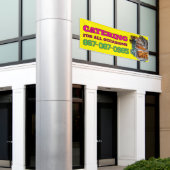 Catering Services Aangepaste banner (Buitenkant Gebouw)