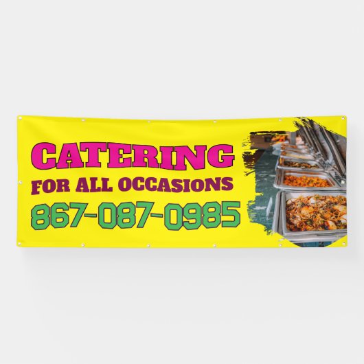Catering Services Aangepaste banner (Horizontaal)
