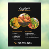 Catering Services Aangepaste Raamsticker (Vel 3)