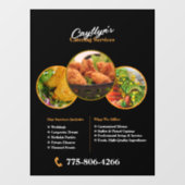 Catering Services Aangepaste Raamsticker (Vel)