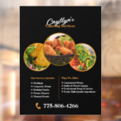 Catering Services Aangepaste Raamsticker (Vel 2)