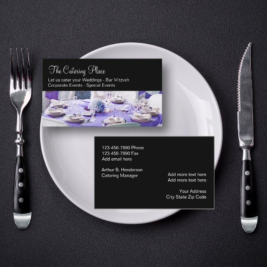 Catering Services Visitekaartjes