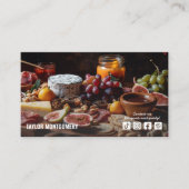 Catering Social Media QR Code Visitekaartje (Voorkant)
