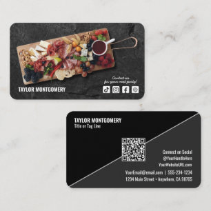 Catering Social Media QR-code Visitekaartje