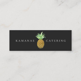 Catering van ananas, geverfd mini visitekaartje