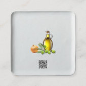 catering van borden visitekaartje (Achterkant)