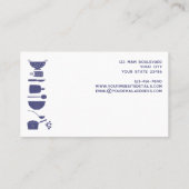 Catering Visitekaartje (Achterkant)