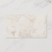 Catering Visitekaartje (Achterkant)