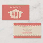 Catering Visitekaartje (Voorkant / Achterkant)