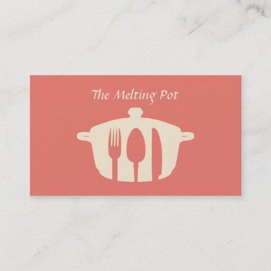 Catering Visitekaartje (Voorkant)