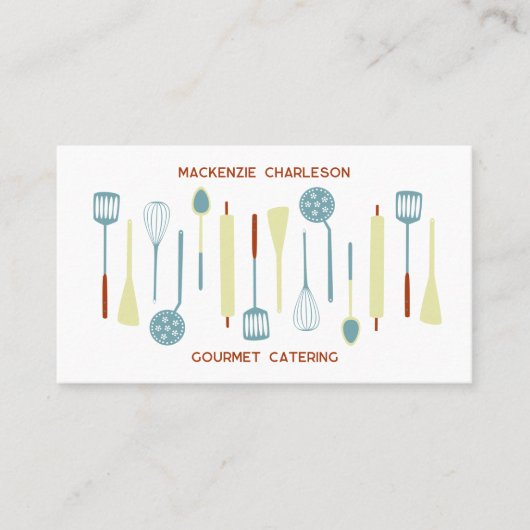 Catering Visitekaartje (Voorkant)