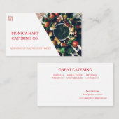 Catering Visitekaartje (Voorkant / Achterkant)