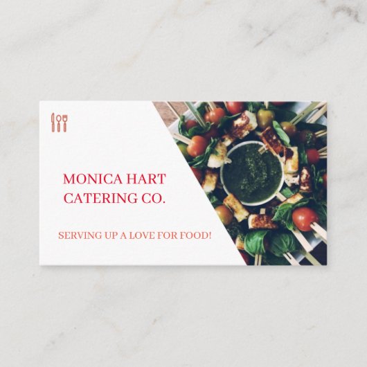 Catering Visitekaartje (Voorkant)
