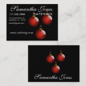 Catering Visitekaartje met Cute Turkey (Voorkant / Achterkant)