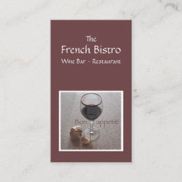 Catering-visitekaartje Visitekaartje