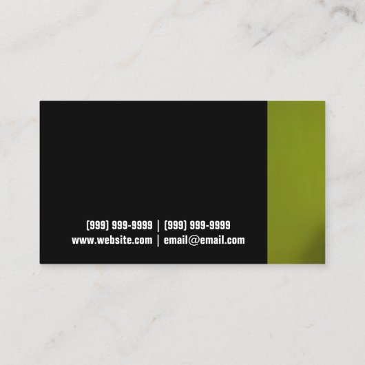 Catering-Visitekaartje Visitekaartje (Achterkant)