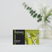 Catering-Visitekaartje Visitekaartje (Staand voorkant)