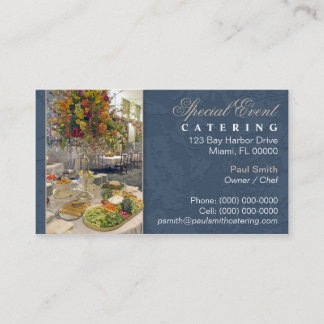 Catering-Visitekaartje Visitekaartje