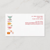 Catering-Visitekaartje Visitekaartje (Achterkant)