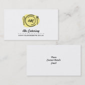 Catering-Visitekaartje Visitekaartje (Voorkant / Achterkant)