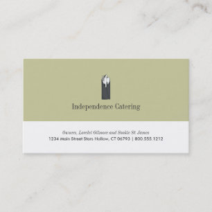 Catering visitekaartjes