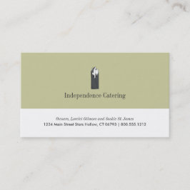 Catering-Visitekaartjes Visitekaartje