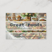 Catering-visitekaartjes Visitekaartje (Achterkant)