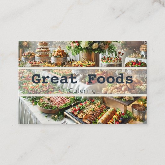 Catering-visitekaartjes Visitekaartje (Voorkant)