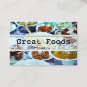 Catering-visitekaartjes Visitekaartje