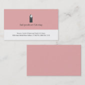 Catering-Visitekaartjes Visitekaartje (Voorkant / Achterkant)