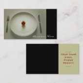 Catering-Visitekaartjes Visitekaartje (Voorkant / Achterkant)