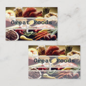 Catering-visitekaartjes Visitekaartje (Voorkant / Achterkant)