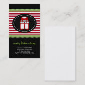 Catering-Visitekaartjes Visitekaartje (Voorkant / Achterkant)