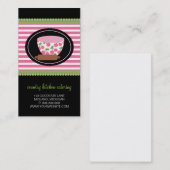 Catering-Visitekaartjes Visitekaartje (Voorkant / Achterkant)