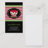 Catering-Visitekaartjes Visitekaartje (Voorkant / Achterkant)