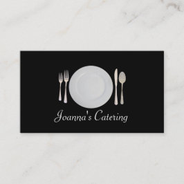 Catering, voedsel, restaurant, Chef, Planner Visitekaartje