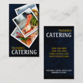 Catering, voedsel, restaurant, Chef, Visitekaartje (Voorkant / Achterkant)