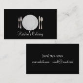 Catering, voedsel, Visitekaartje van restaurants (Voorkant / Achterkant)