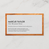 Catering | Voedselpatroon | Houtgrens Visitekaartje (Achterkant)