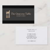 Catering voor Event Caterer Visitekaartje (Voorkant / Achterkant)