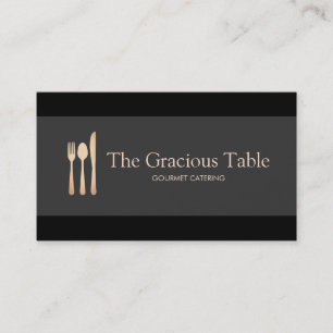 Catering voor Event Caterer Visitekaartje