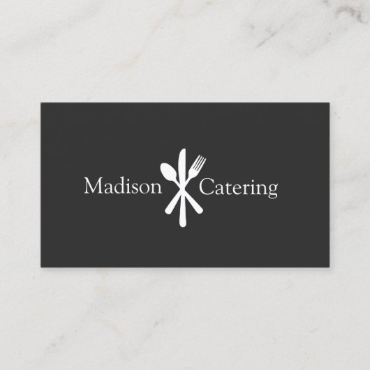 Catering voor Event Caterer Visitekaartje (Voorkant)