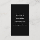 Catering Wijnglas Logo | Banket Visitekaartje (Achterkant)