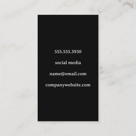 Catering Wijnglas Logo | Banket Visitekaartje (Achterkant)